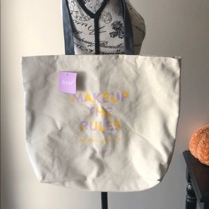 Julep Brave Pretty campaign canvas tote